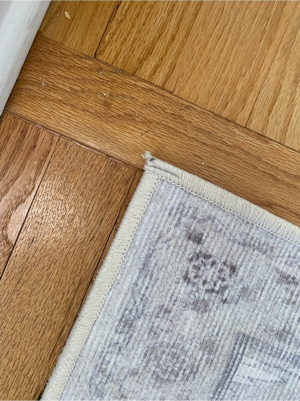Tumble Olivia ivory and neutral 2.5ftx10 washable runner - Picture 3 of 6